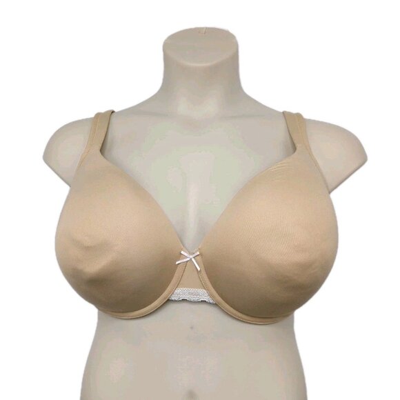 Cacique Lane Bryant Bra 44DDD Beige Lightly Lined Full Coverage Underwire Womens - Picture 5 of 10